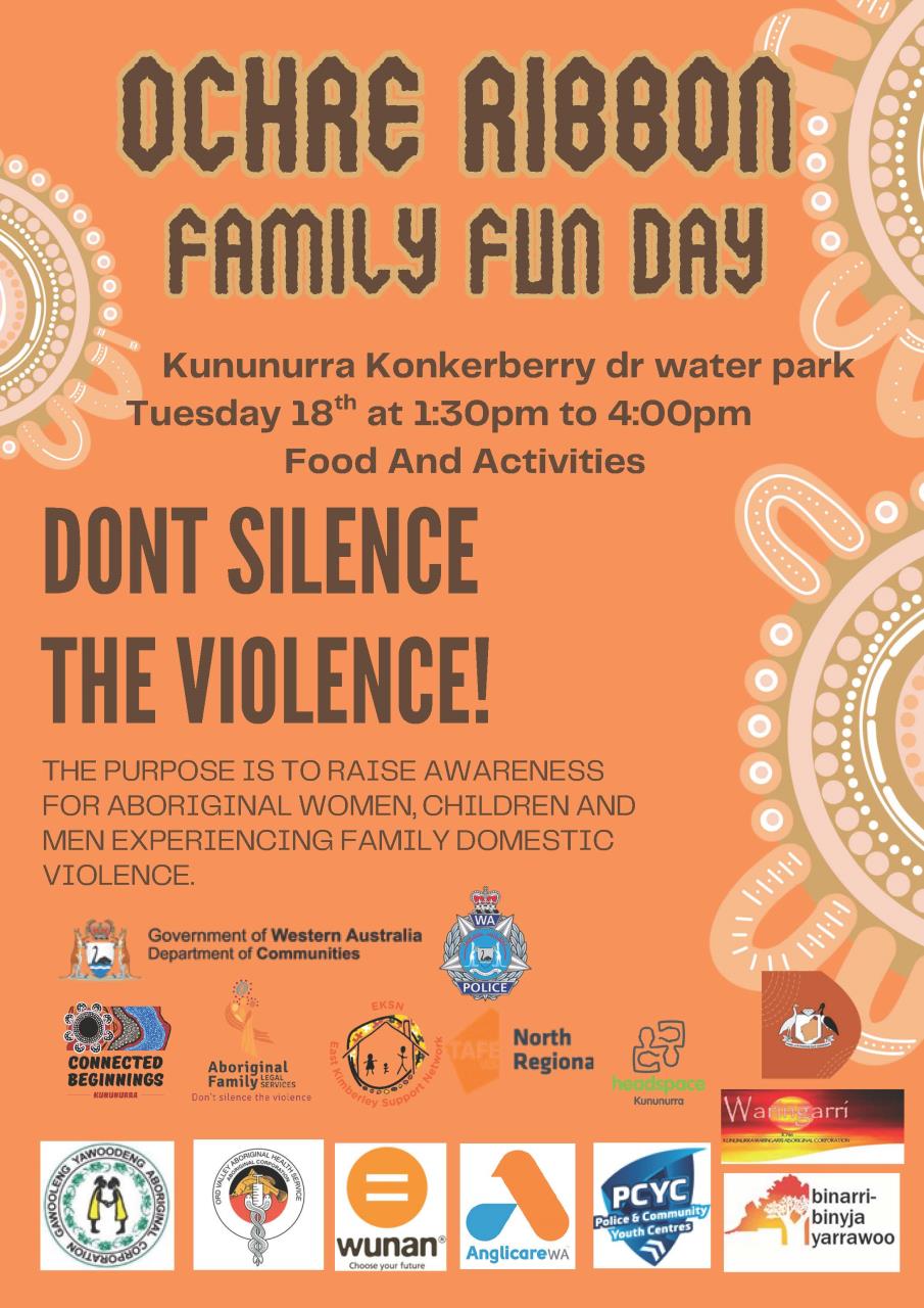 Ochre Ribbon Family Day