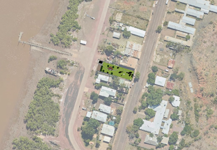 Consultation Image: Proposed RSL Memorial Park location - Aerial View