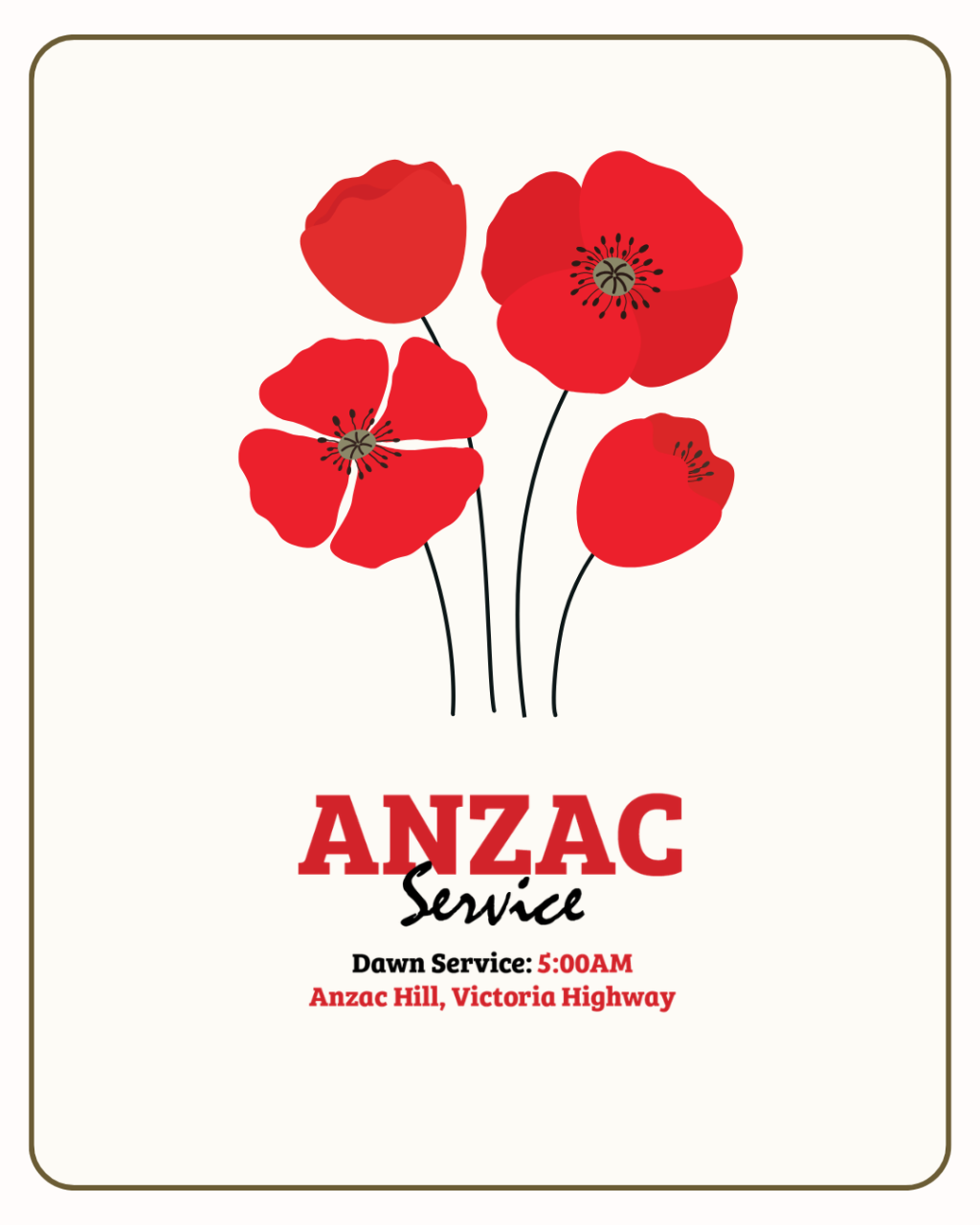 Kununurra ANZAC Dawn Service