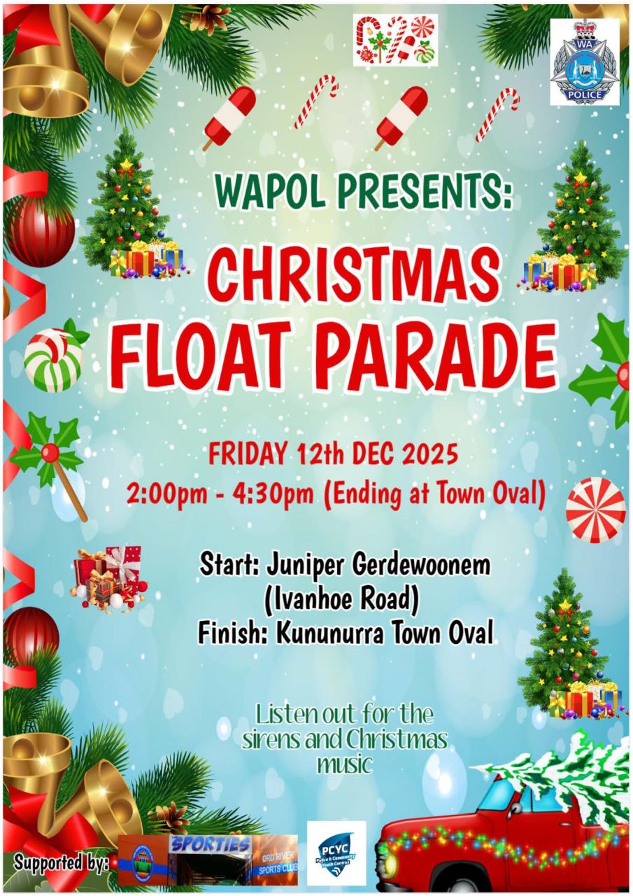 Christmas Float Parade & Santa Visit