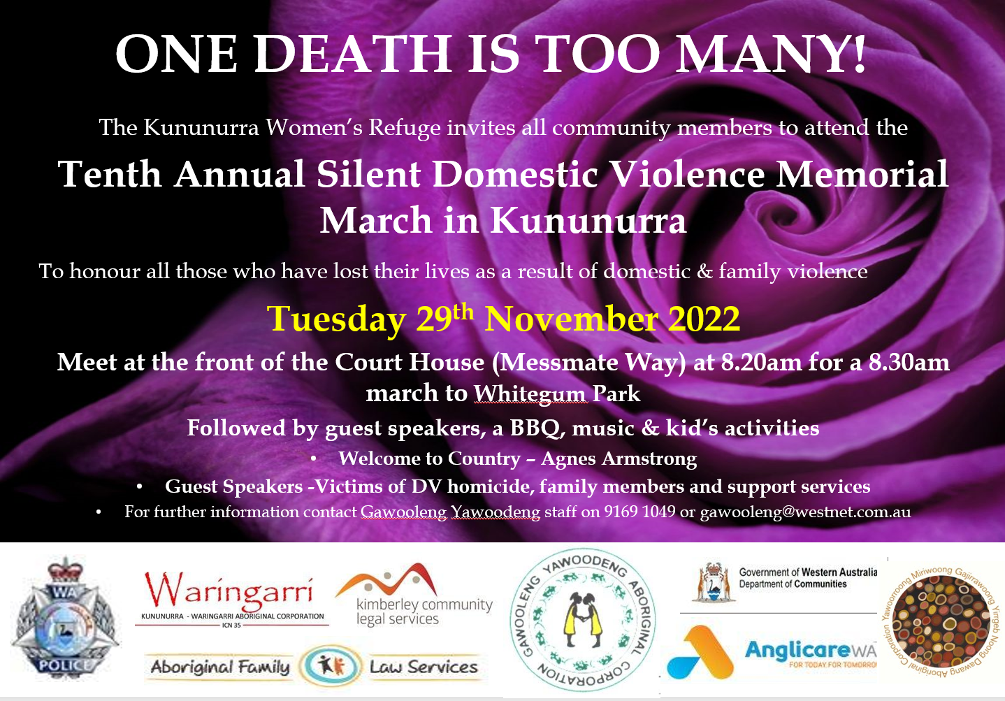 Silent Domestic Violence Memorial Marsh