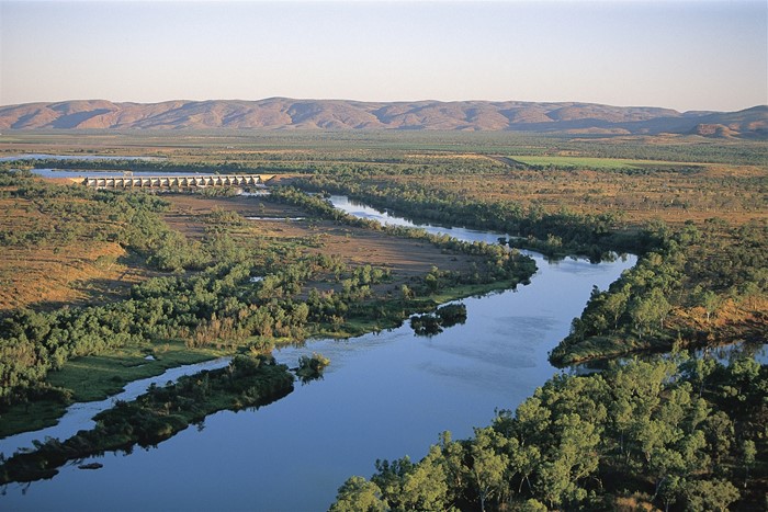 Image Gallery - Lower Ord River and the Diversion Dam Bridge, Kununurra